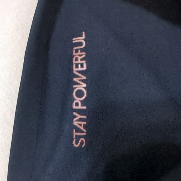 Calia Navy Blue Power Sculpt Perforated Compression Leggings Size Small - Picture 5 of 6